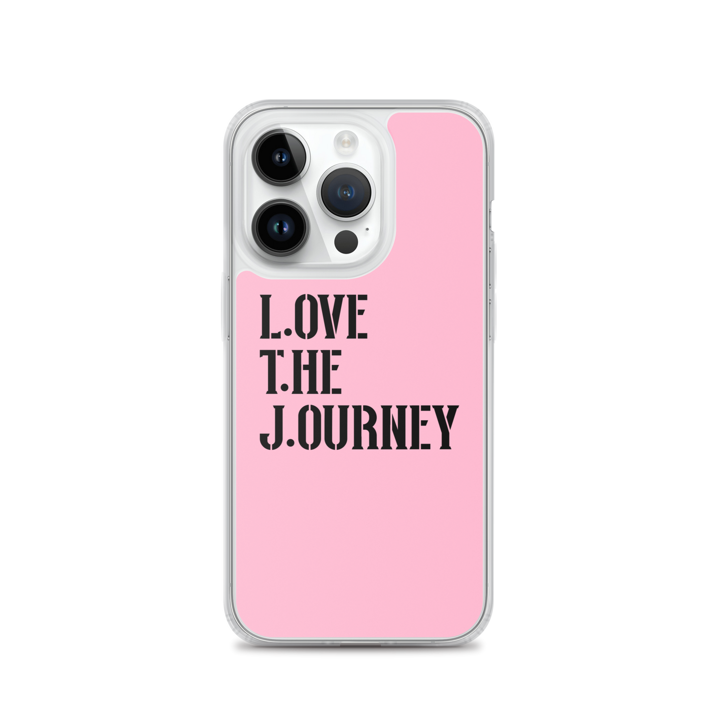 Lenny Torres "Love The Journey" Pink iPhone Case
