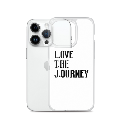Lenny Torres "Love The Journey" White iPhone Case