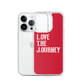 Lenny Torres "Love The Journey" Red iPhone Case