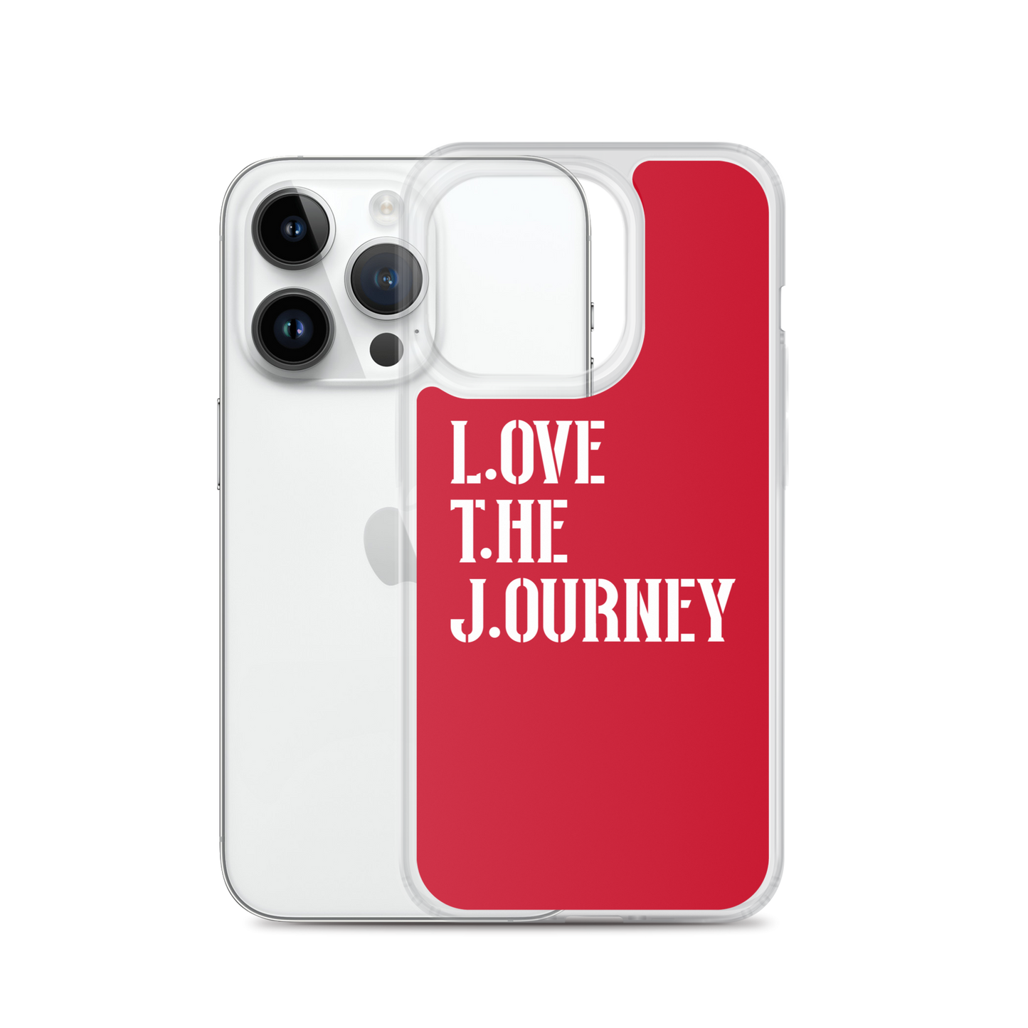 Lenny Torres "Love The Journey" Red iPhone Case