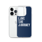 Lenny Torres "Love The Journey" Navy iPhone Case