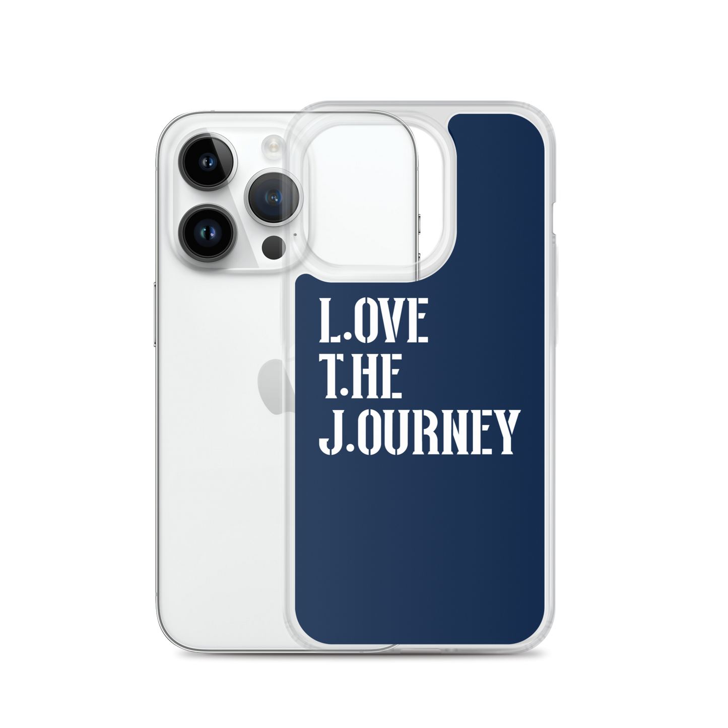 Lenny Torres "Love The Journey" Navy iPhone Case