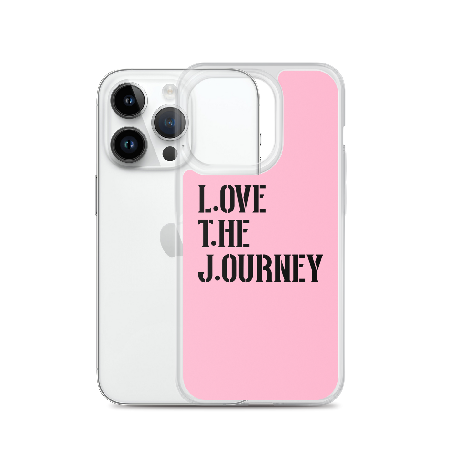 Lenny Torres "Love The Journey" Pink iPhone Case