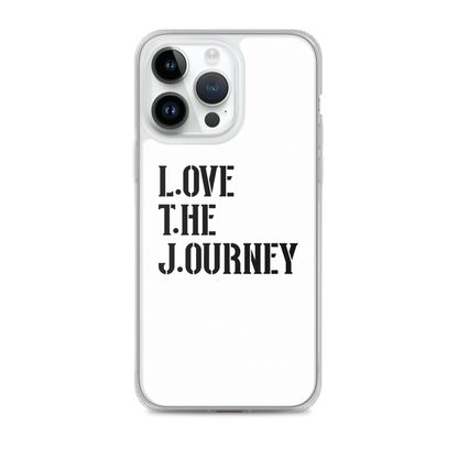 Lenny Torres "Love The Journey" White iPhone Case