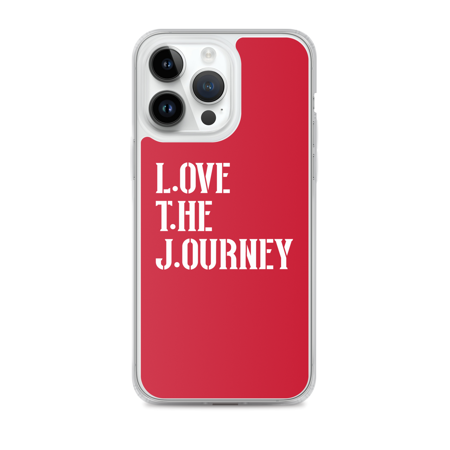 Lenny Torres "Love The Journey" Red iPhone Case
