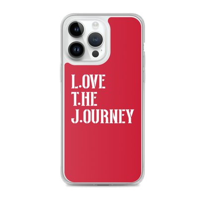 Lenny Torres "Love The Journey" Red iPhone Case