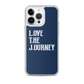 Lenny Torres "Love The Journey" Navy iPhone Case