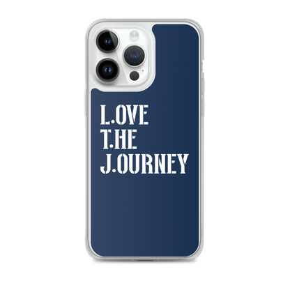 Lenny Torres "Love The Journey" Navy iPhone Case