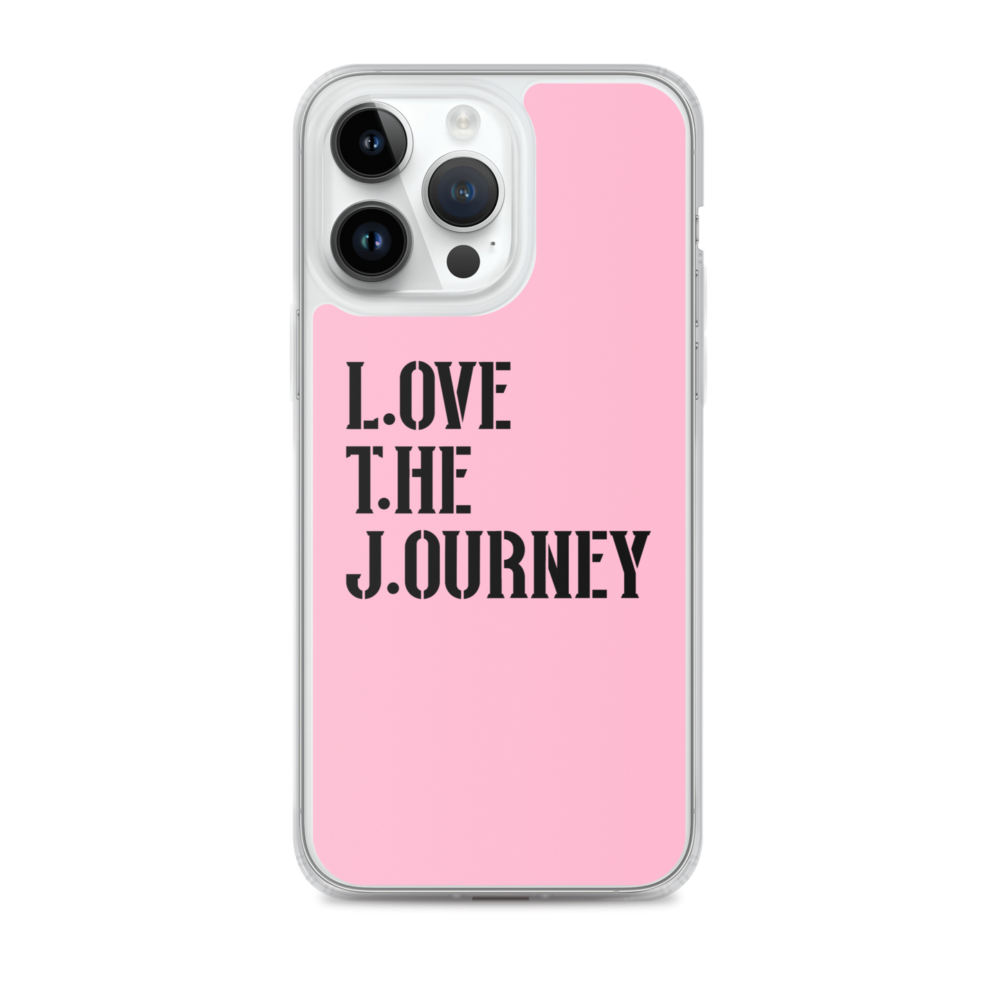 Lenny Torres "Love The Journey" Pink iPhone Case