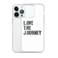 Lenny Torres "Love The Journey" White iPhone Case
