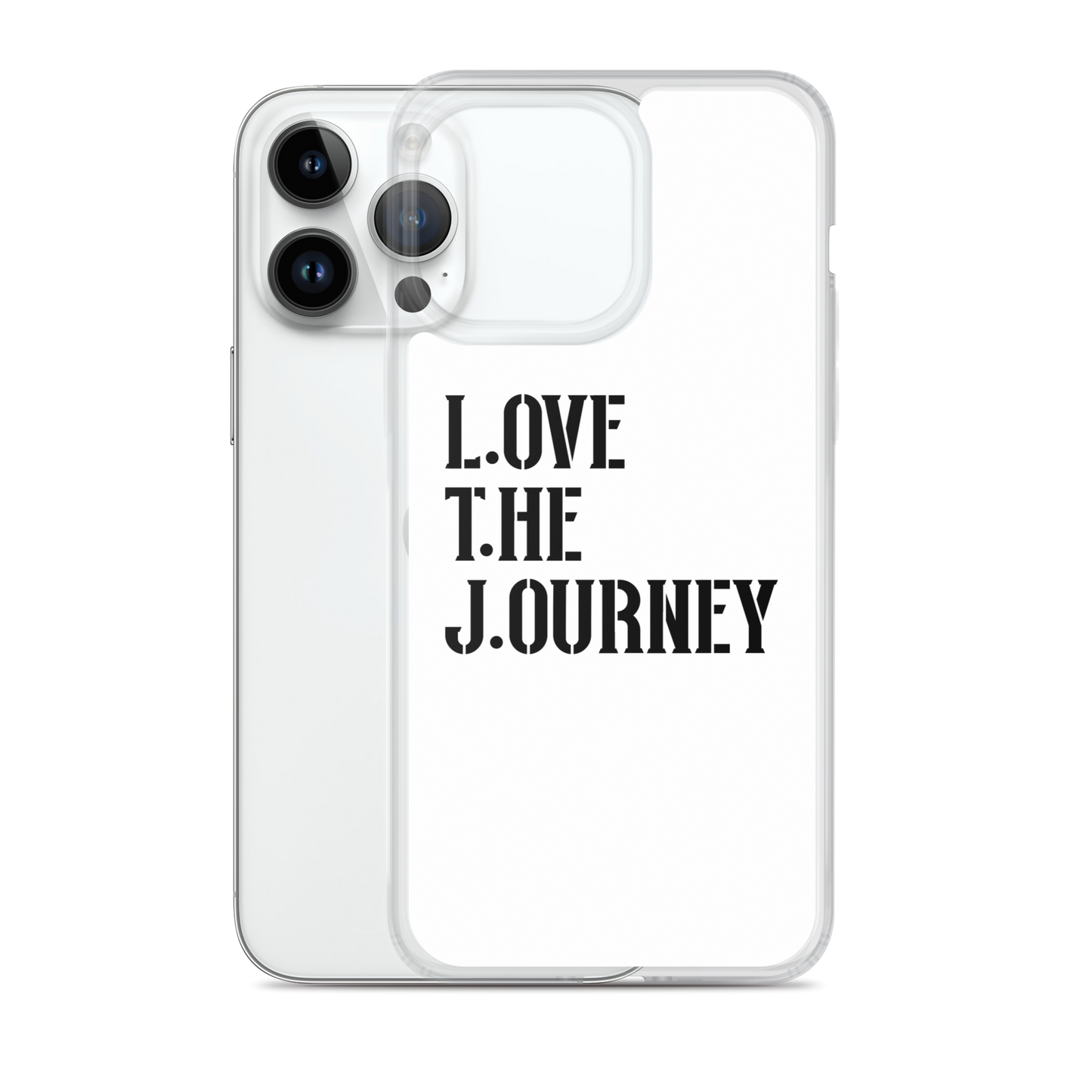 Lenny Torres "Love The Journey" White iPhone Case