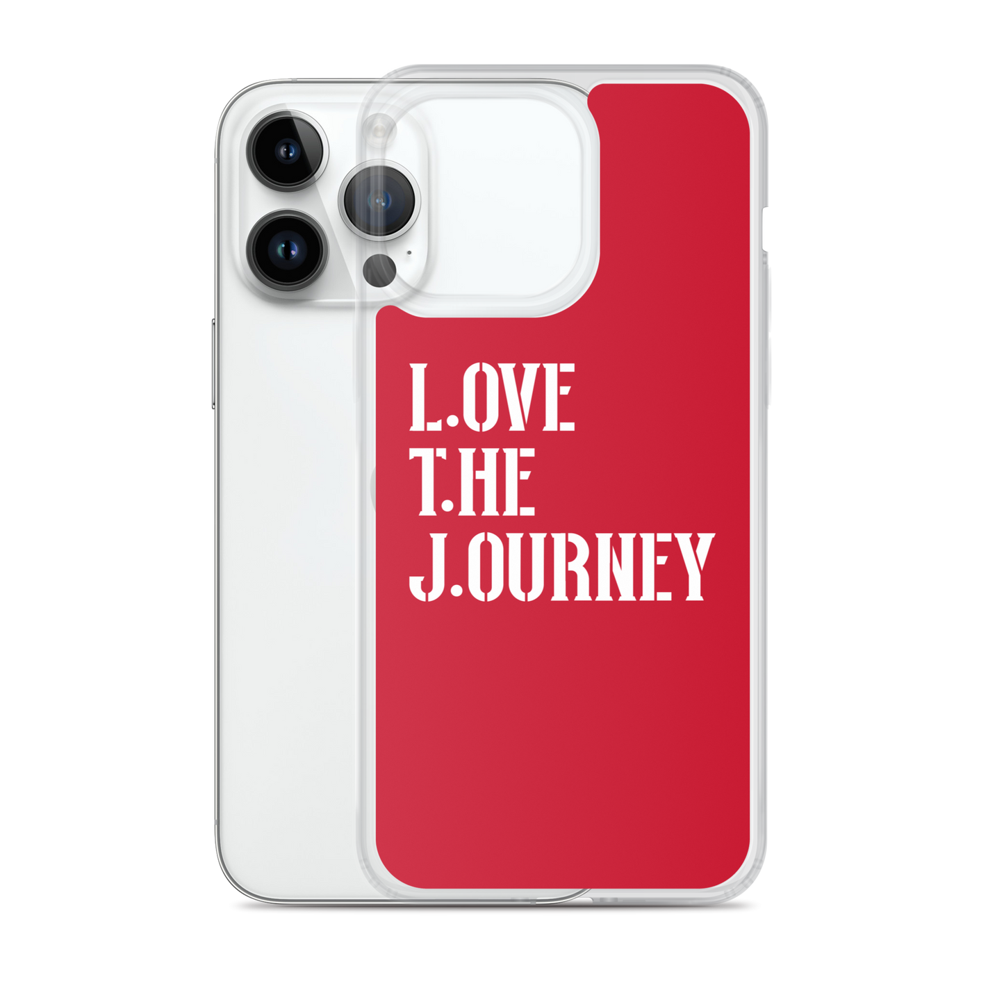 Lenny Torres "Love The Journey" Red iPhone Case