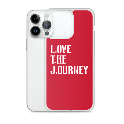 Lenny Torres "Love The Journey" Red iPhone Case