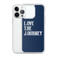 Lenny Torres "Love The Journey" Navy iPhone Case