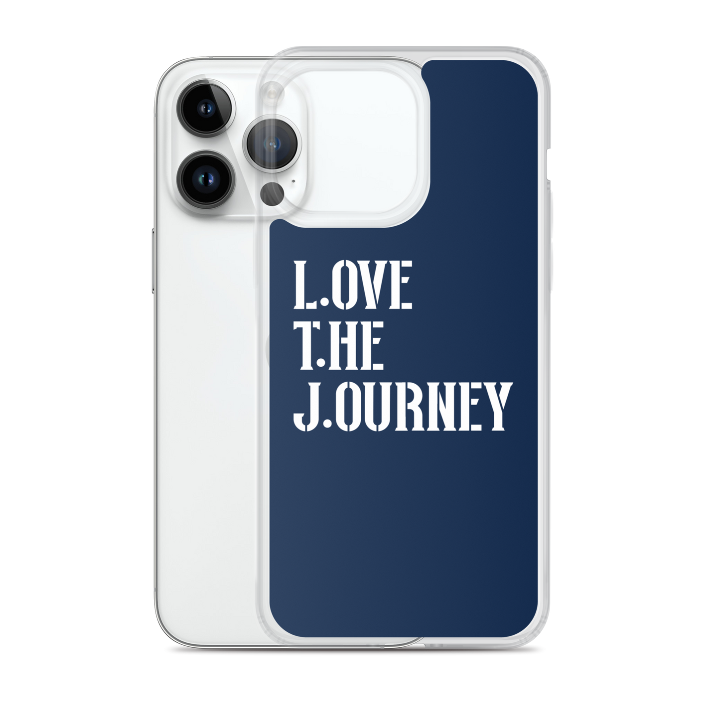 Lenny Torres "Love The Journey" Navy iPhone Case