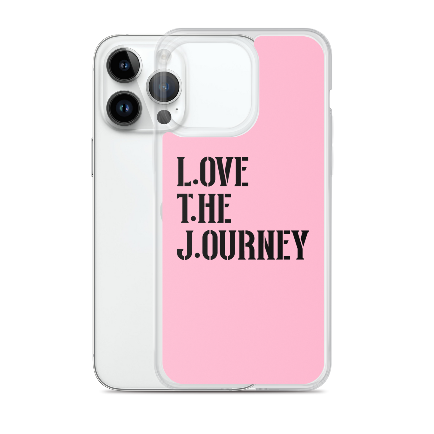 Lenny Torres "Love The Journey" Pink iPhone Case