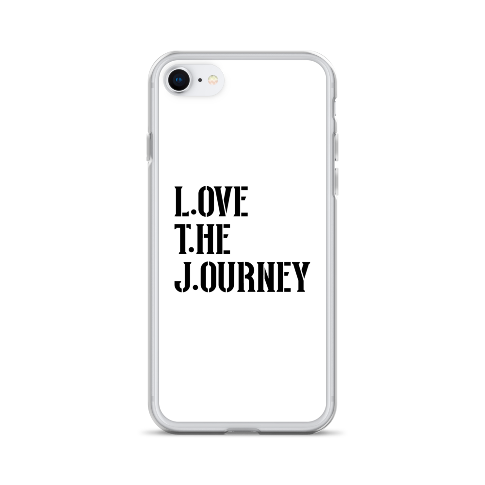 Lenny Torres "Love The Journey" White iPhone Case