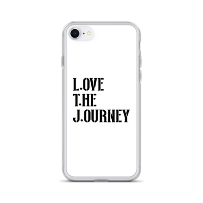 Lenny Torres "Love The Journey" White iPhone Case