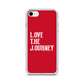 Lenny Torres "Love The Journey" Red iPhone Case