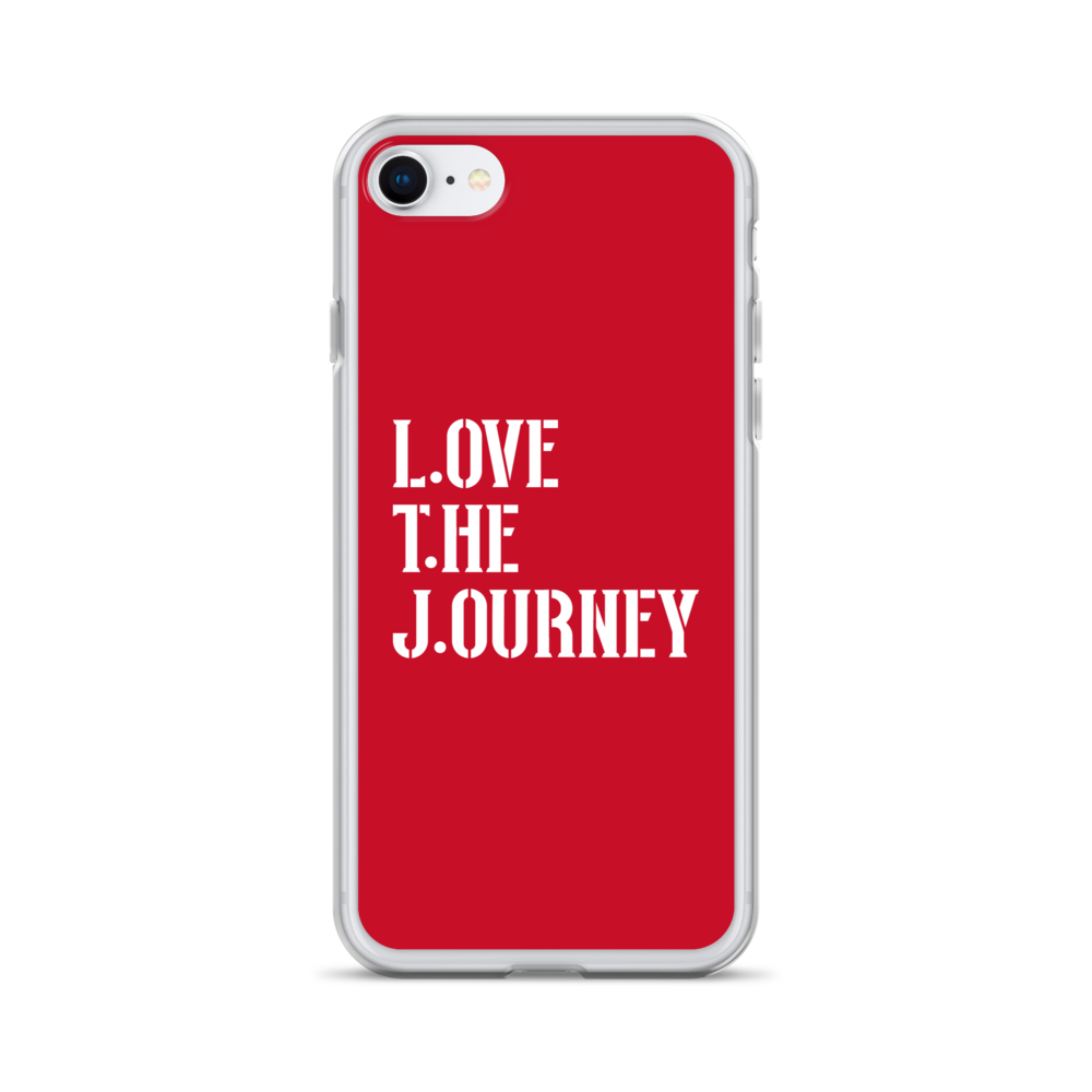 Lenny Torres "Love The Journey" Red iPhone Case