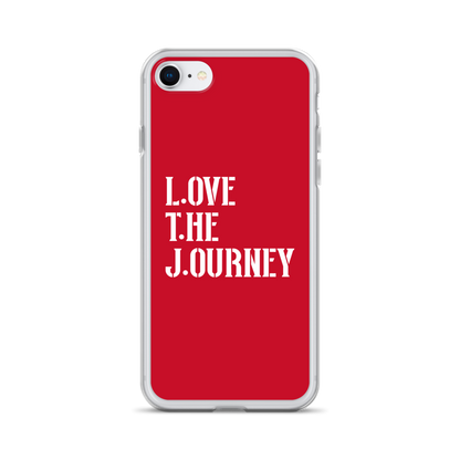 Lenny Torres "Love The Journey" Red iPhone Case