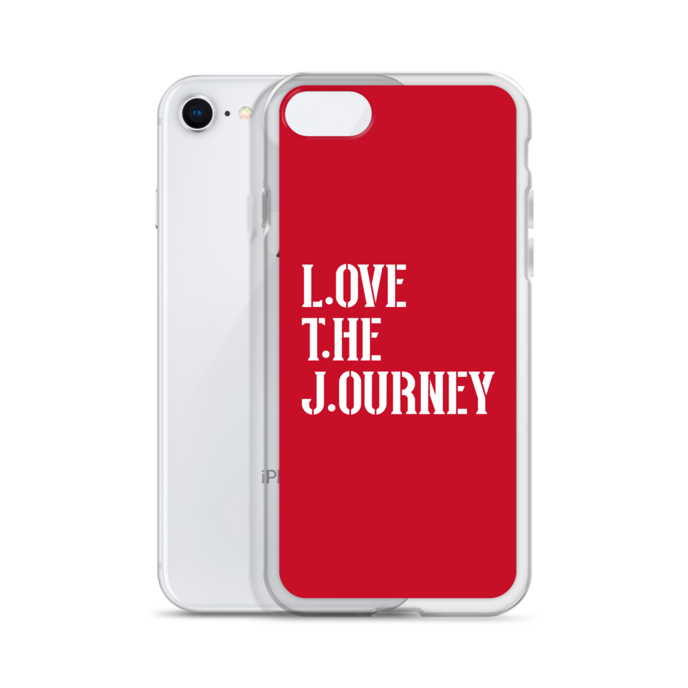 Lenny Torres "Love The Journey" Red iPhone Case