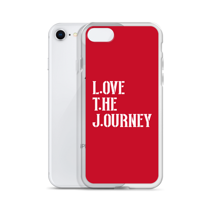 Lenny Torres "Love The Journey" Red iPhone Case