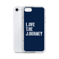 Lenny Torres "Love The Journey" Navy iPhone Case