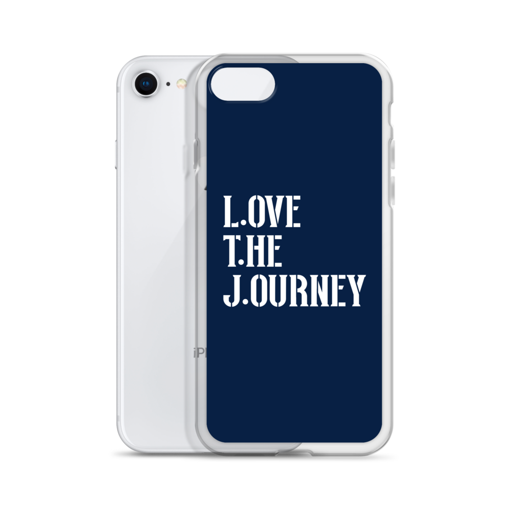 Lenny Torres "Love The Journey" Navy iPhone Case