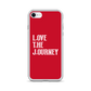 Lenny Torres "Love The Journey" Red iPhone Case