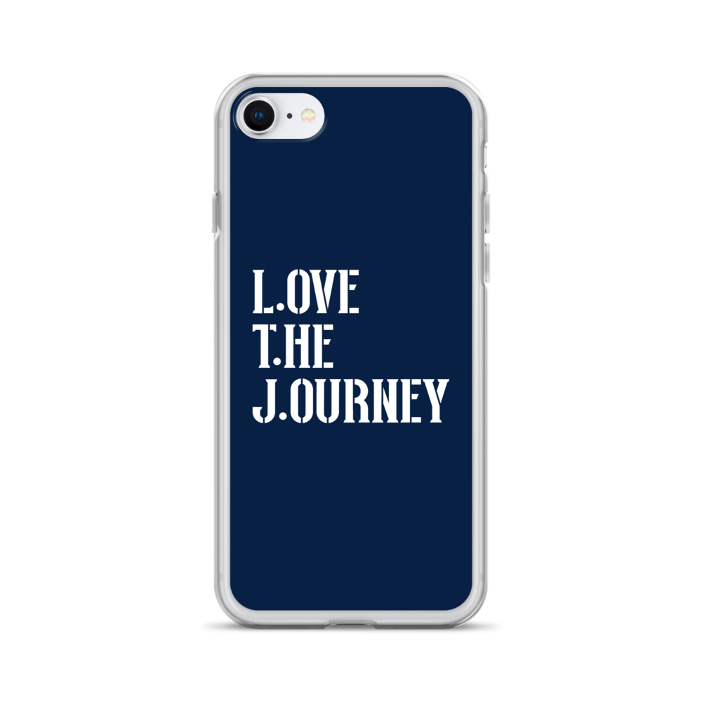 Lenny Torres "Love The Journey" Navy iPhone Case