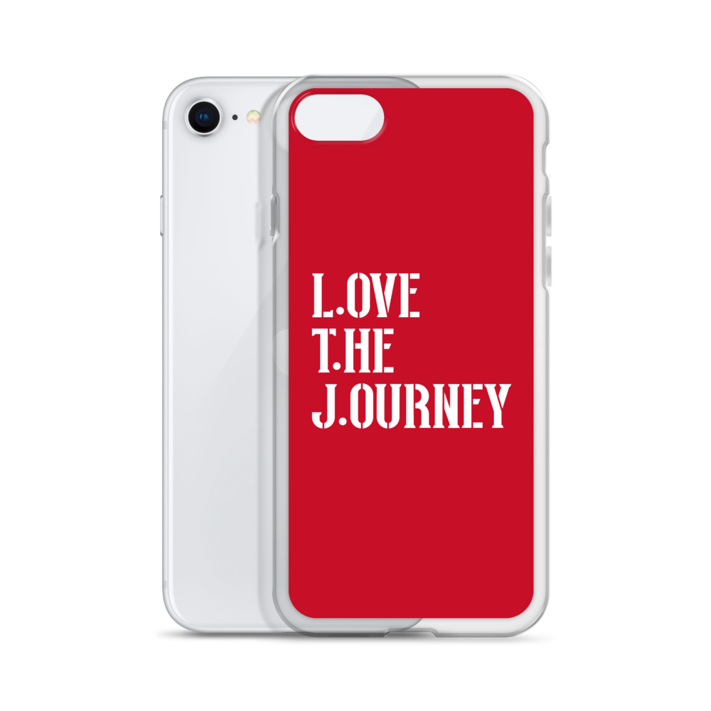 Lenny Torres "Love The Journey" Red iPhone Case