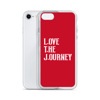 Lenny Torres "Love The Journey" Red iPhone Case