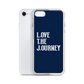 Lenny Torres "Love The Journey" Navy iPhone Case