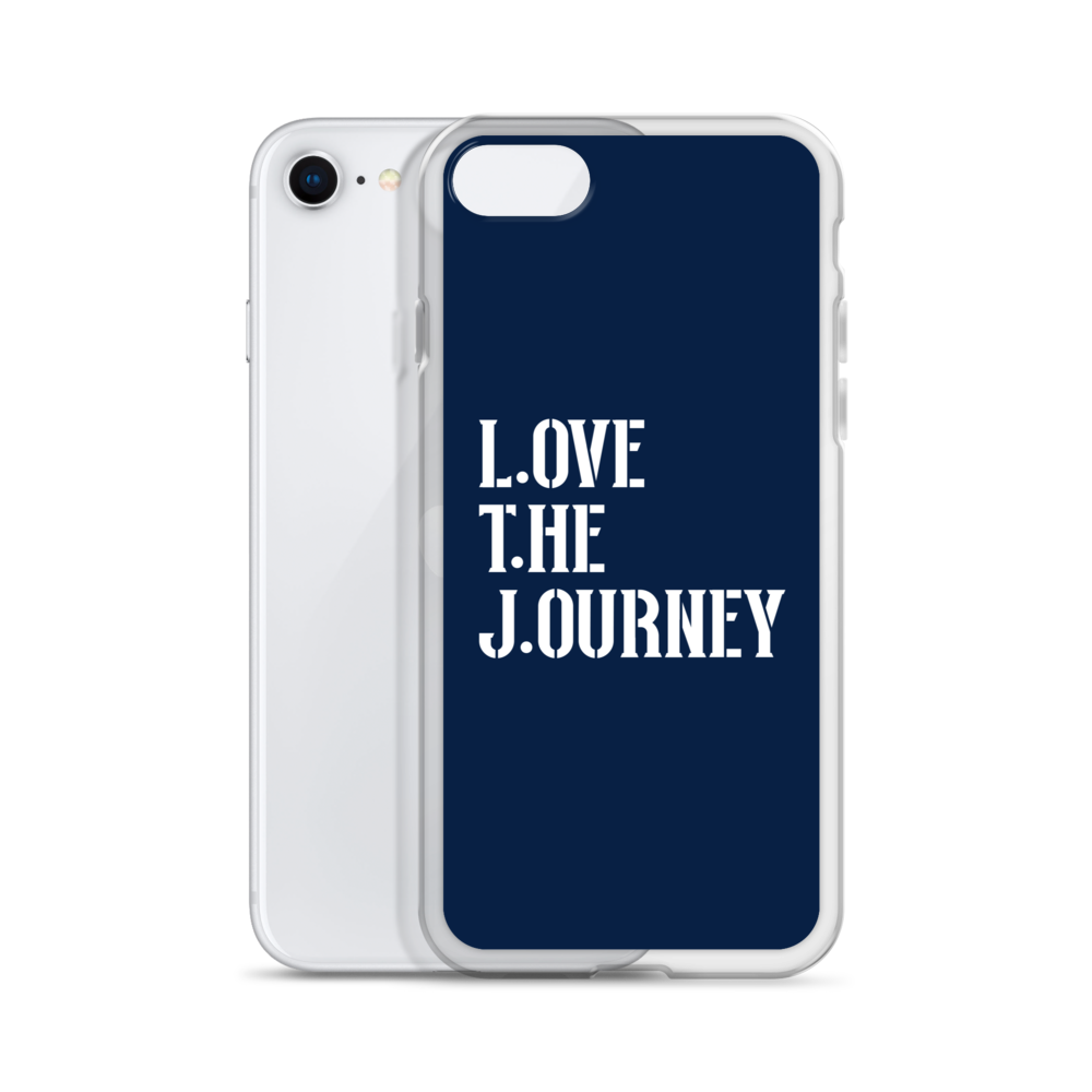 Lenny Torres "Love The Journey" Navy iPhone Case