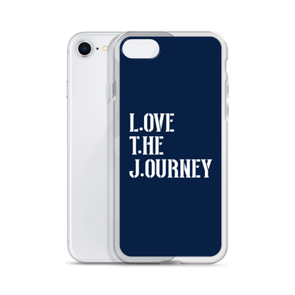 Lenny Torres "Love The Journey" Navy iPhone Case