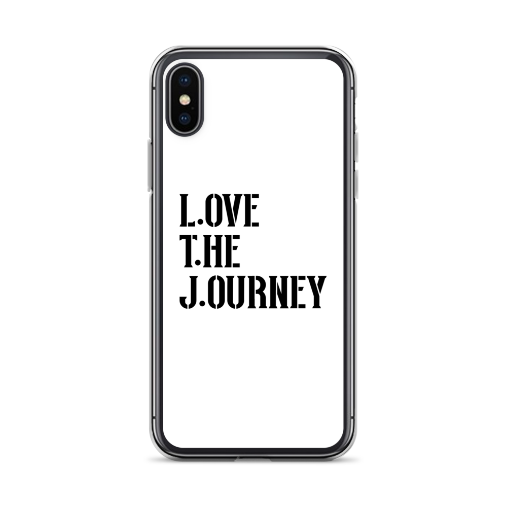Lenny Torres "Love The Journey" White iPhone Case