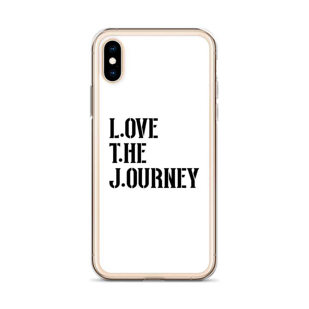 Lenny Torres "Love The Journey" White iPhone Case