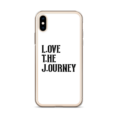 Lenny Torres "Love The Journey" White iPhone Case