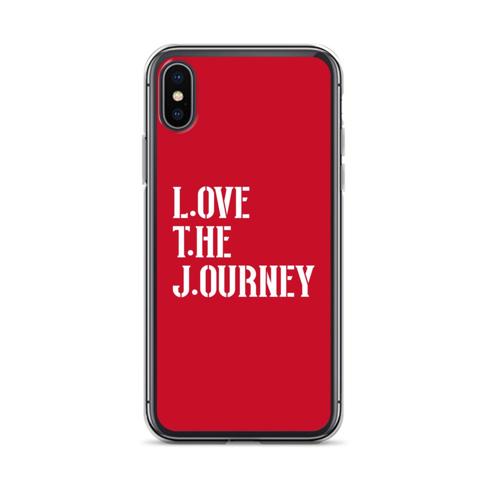 Lenny Torres "Love The Journey" Red iPhone Case