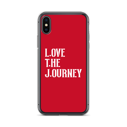Lenny Torres "Love The Journey" Red iPhone Case
