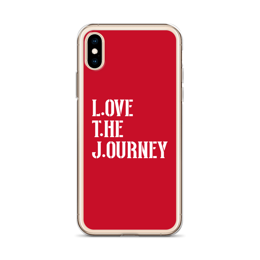 Lenny Torres "Love The Journey" Red iPhone Case