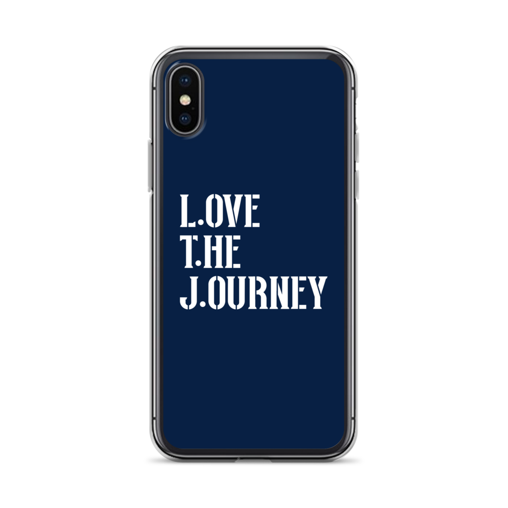 Lenny Torres "Love The Journey" Navy iPhone Case