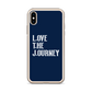 Lenny Torres "Love The Journey" Navy iPhone Case