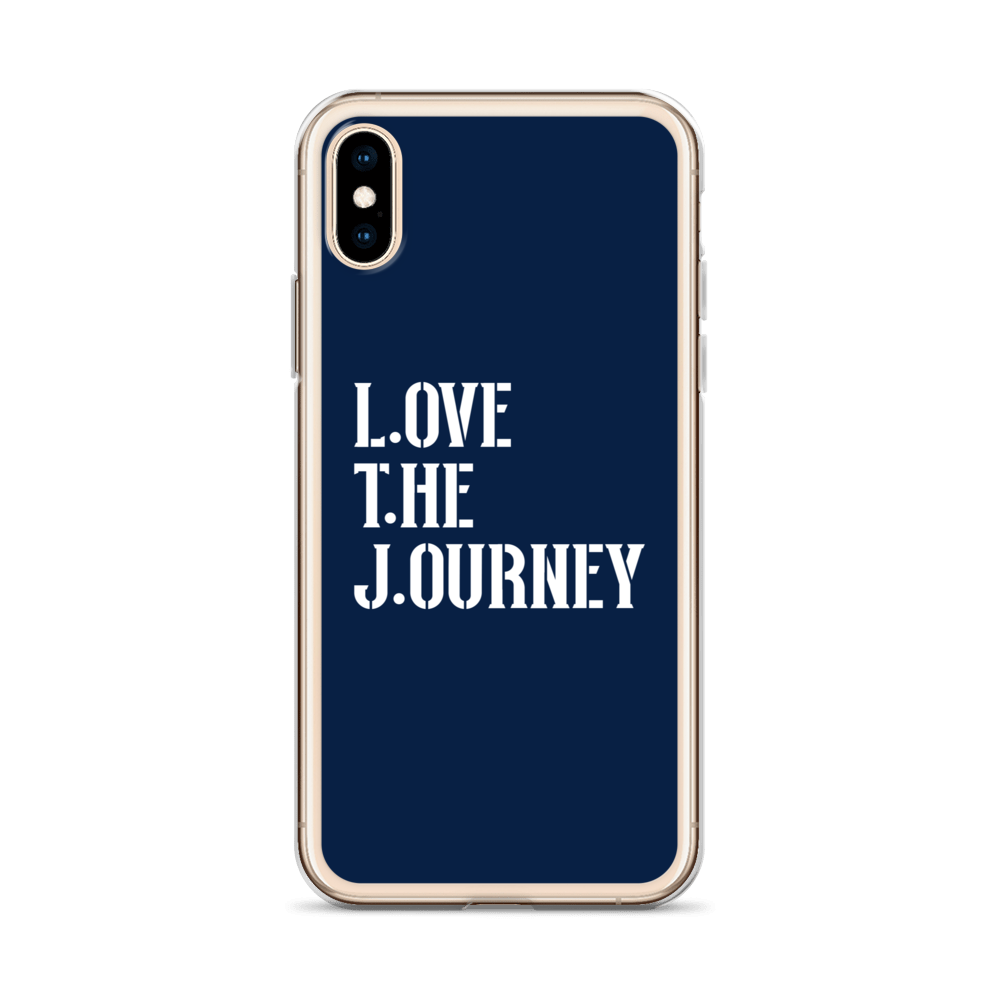 Lenny Torres "Love The Journey" Navy iPhone Case