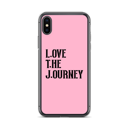 Lenny Torres "Love The Journey" Pink iPhone Case