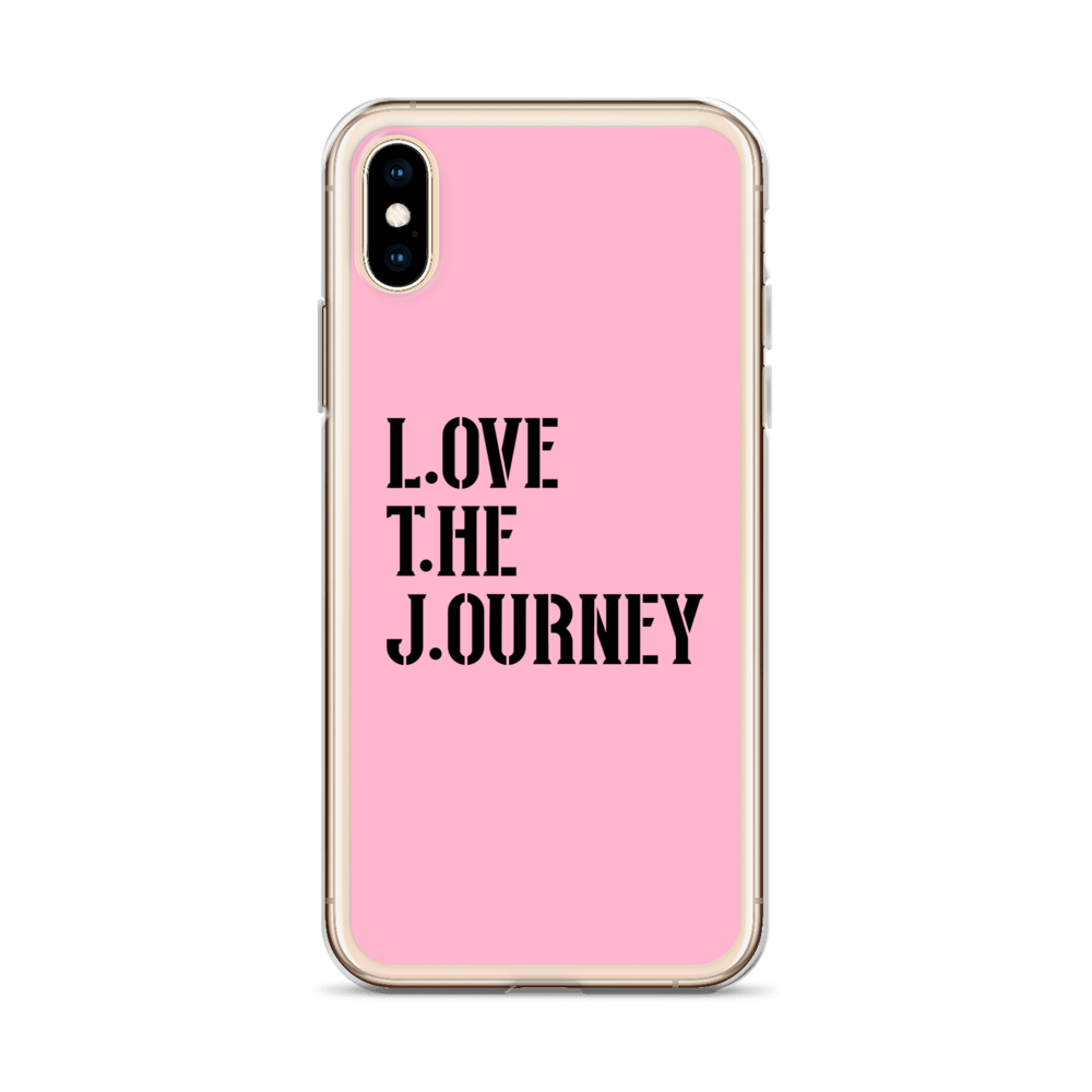 Lenny Torres "Love The Journey" Pink iPhone Case