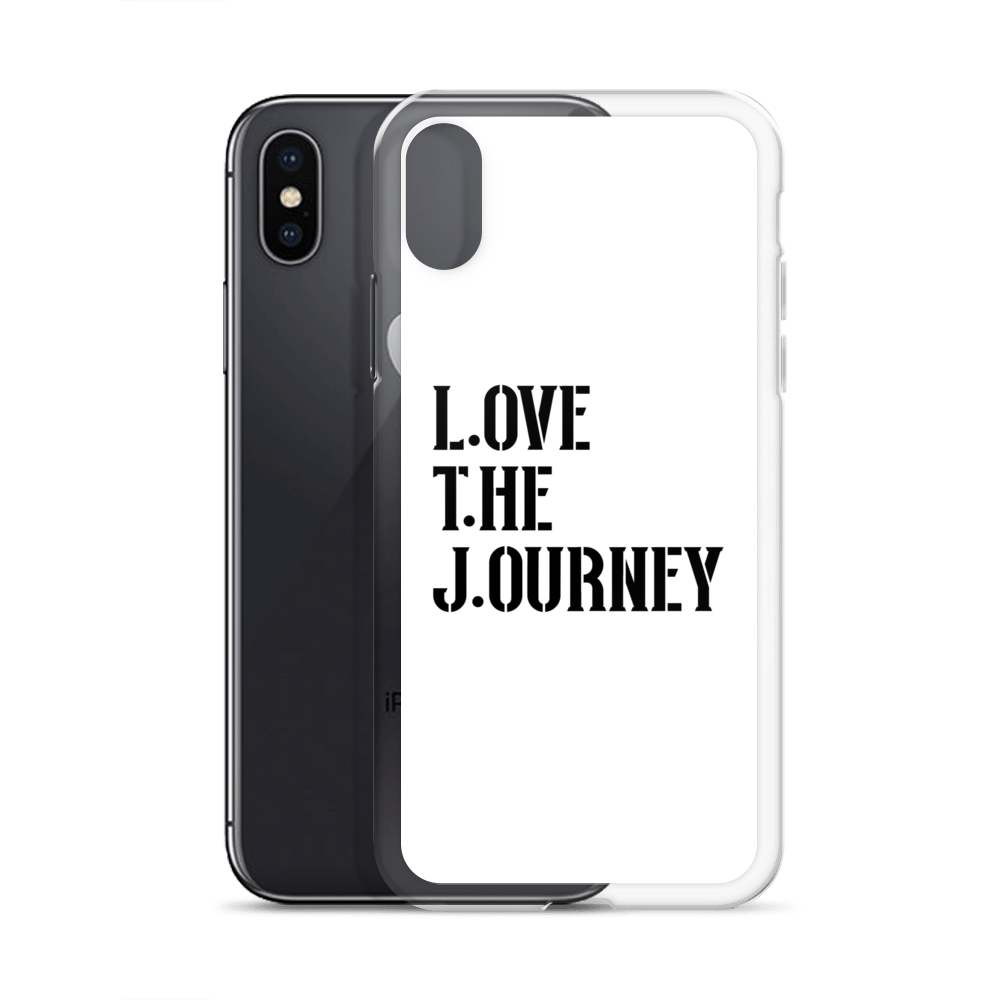 Lenny Torres "Love The Journey" White iPhone Case
