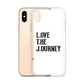 Lenny Torres "Love The Journey" White iPhone Case