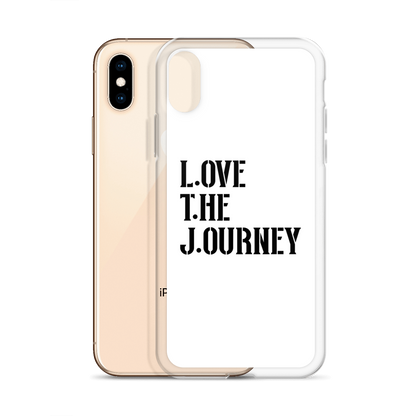 Lenny Torres "Love The Journey" White iPhone Case